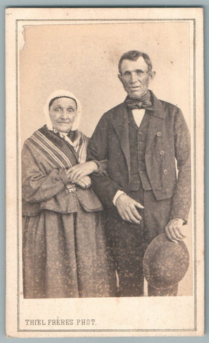 Cdv 1860 une vie ensemble - 1860's,