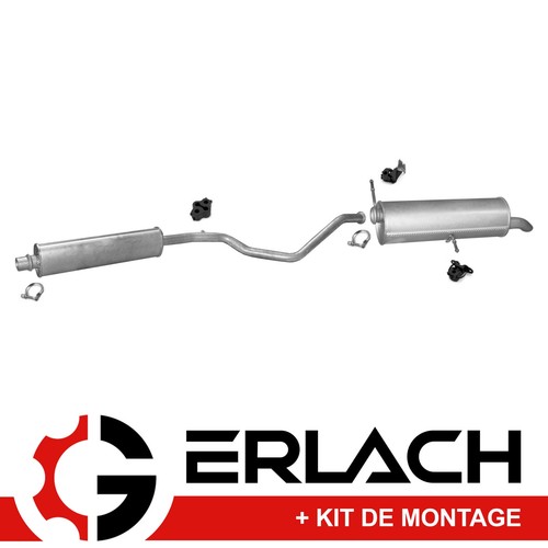 Echappement silencieux pour