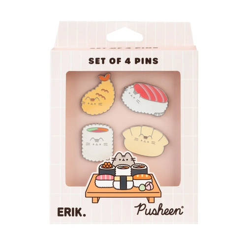 Pusheen set 4 pins - set,