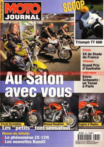 Moto journal 1392 - moto, voxan