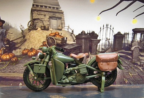 Moto militaire maisto - militaire, 1/24