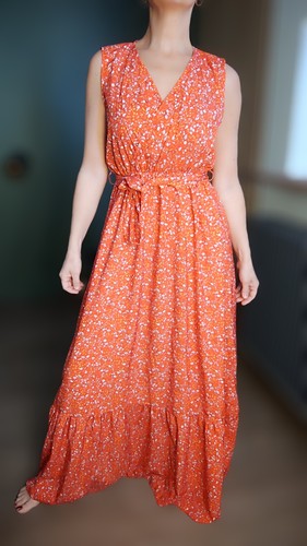 Robe maxi bohème fleurie
