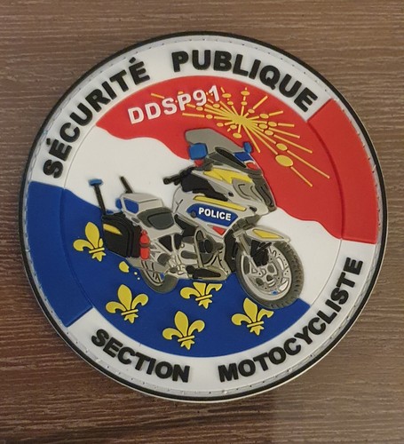 écusson police moto ddsp - écusson,