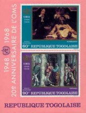 Timbres OMS Santé Médecine