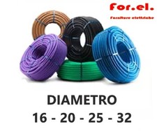 FLEXIBLE CORRUGATED TUBE FOR ELECTRICAL SYSTEMS MATASSA 10/25/50/100 MT