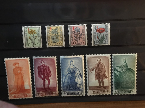 Belgique 1949 cob 814 822 - 1949,