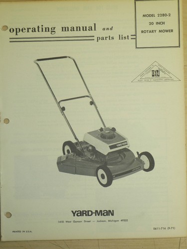 Vintage yard man rotary - yard-man,