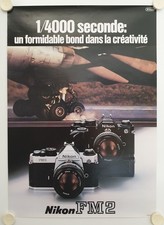 NIKON FM2 Camera Poster Great Leap in Creativity