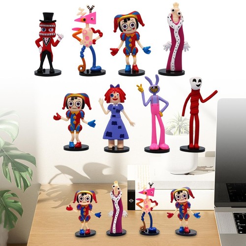 8pcs figurines pvc mobiles - 8pcs,
