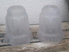 LOT DE 2 TULIPES EN VERRE