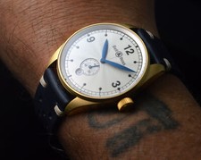 Bell & Ross Vintage Br 123 original Men's Oversized Montre Double Case And