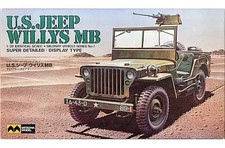 1/20 U.S. Jeep Willys MB Military Vehicle Series No.1 Display Typ Plastic Models