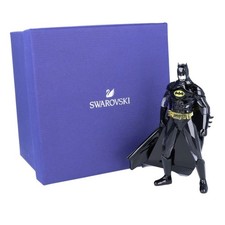 Swarovski Batman The Dark Knight Black Crystal Figurine Warner Bros w/Box Used