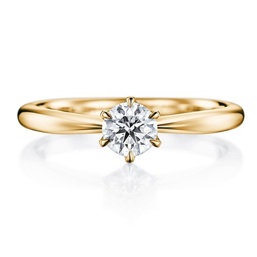 Bague diamant certifié - or, en