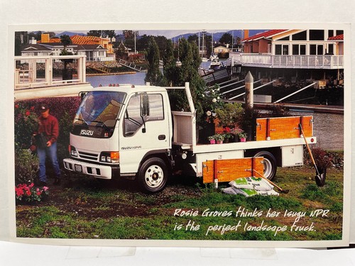 Isuzu npr camion carte postale - camion,