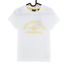 GANT Blanc Filles Monogramme Logo Ras Cou T Shirt Taille 13 - 14 Ans 158/164 CM