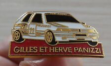 RARE PIN'S CAR RALLY PEUGEOT 106 XSI 93 DRIVER GILLES ET HERVE PANIZZI EGF