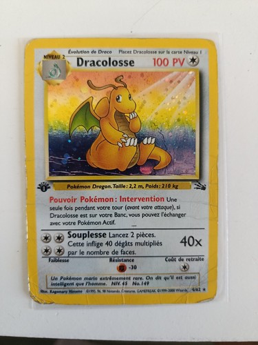 Dracolosse holo 1ere - dracolosse,