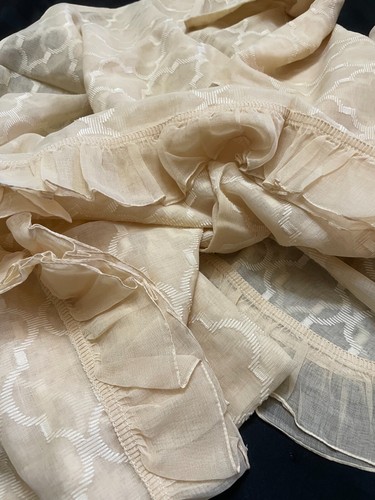Rideau ancien voile - de, coton