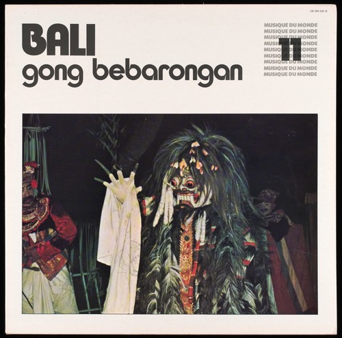 Bali gong bebarongan lp - gong,
