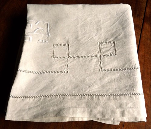Drap ancien pur fil - ancien, de
