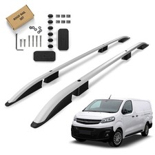 For Opel Vivaro C CORTO (L1 | S) 2019-2022 Matte Silver Roof Bars