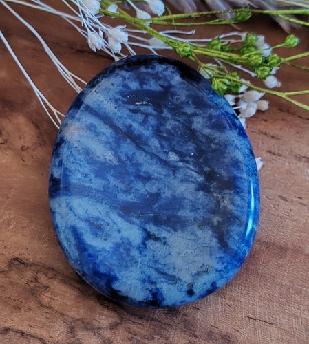 Galet anti stress sodalite - galet,