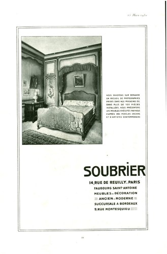 Publicité ancienne soubrier - ancienne,