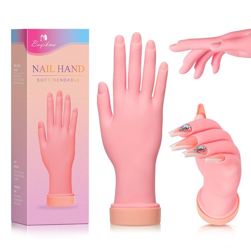 Nail practice hand - for, acrylic
