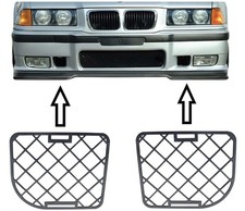Adapté Pour M3 BMW E36 1992-1999 Pare-Choc Métal Grille Set 2 Pièces