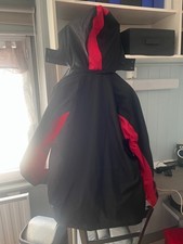 parka homme rouge et noir