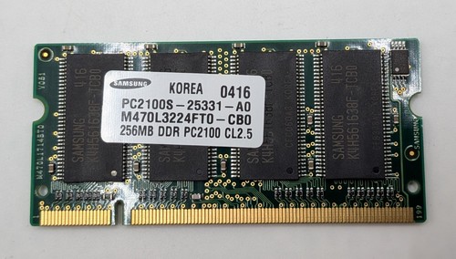 Samsung 256mb pc2100 266mhz - pc2100,