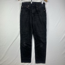 Levi's 534 02 Vintage Jeans Mens' 31x30 Slim Fit Dark Wash Black Denim