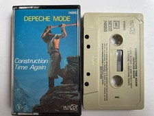 Depeche Mode ‎– Construction Time Again cassette audio tape C89