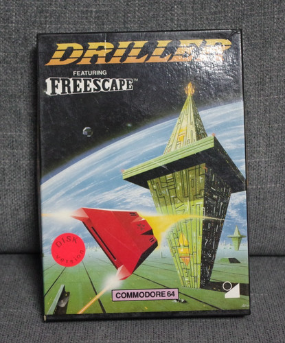 Driller commodore c64 disk - driller,