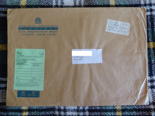 Chine enveloppe radio china - radio,