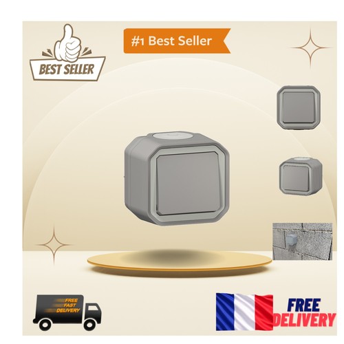 Interrupteur mural plexo 10a - interrupteur,