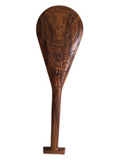 Statue sculpture pagaie, tiki