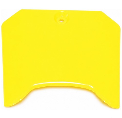 Plaque avant cross jaune - , mini