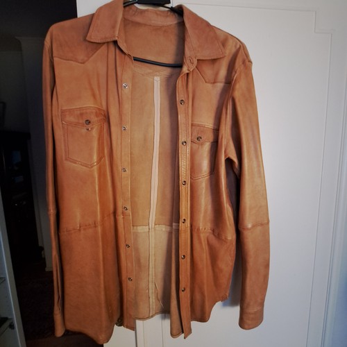 Veste liquettte cuir agneau - veste,