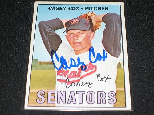 Casey cox signed - signed, autographed