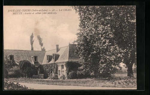 Cpa joué lez - joué-lez-tours,, la