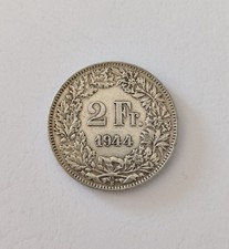 Monnaie 2 Francs SUISSE 1944