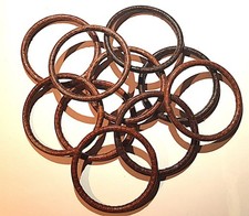 Bracelet jonc en peau de