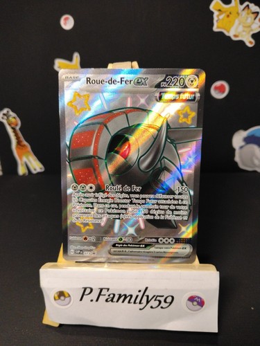 Carte pokemon roue fer - carte, roue-de-fer
