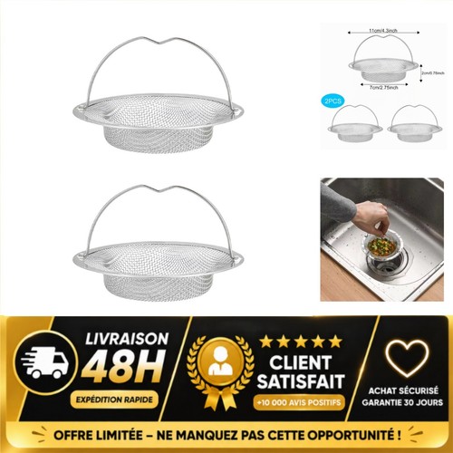 Filtre évier cuisine acier - filtre,