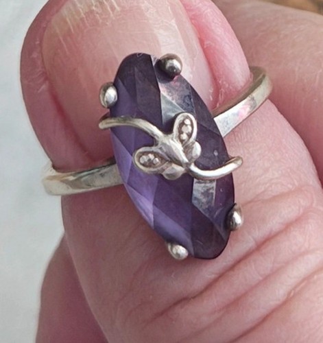 Bague argent pierre - argent, et