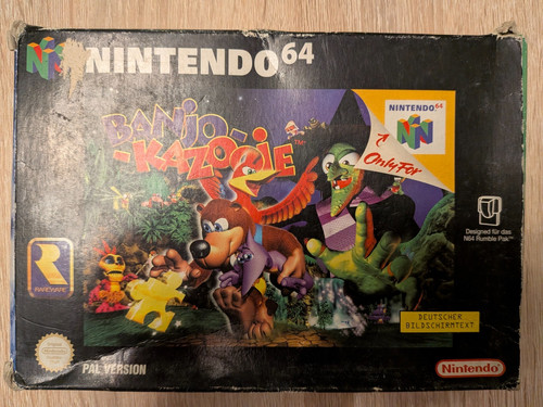 Jeu n64 banjo kazooie - [jeu, n64]