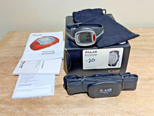 Polar RS300X SD Computer Heart Rate Monitor Watch TESTED / Fresh Batteries