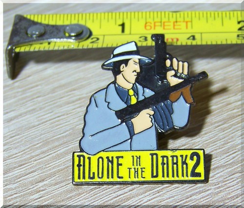 Alone the dark broches - dark,
